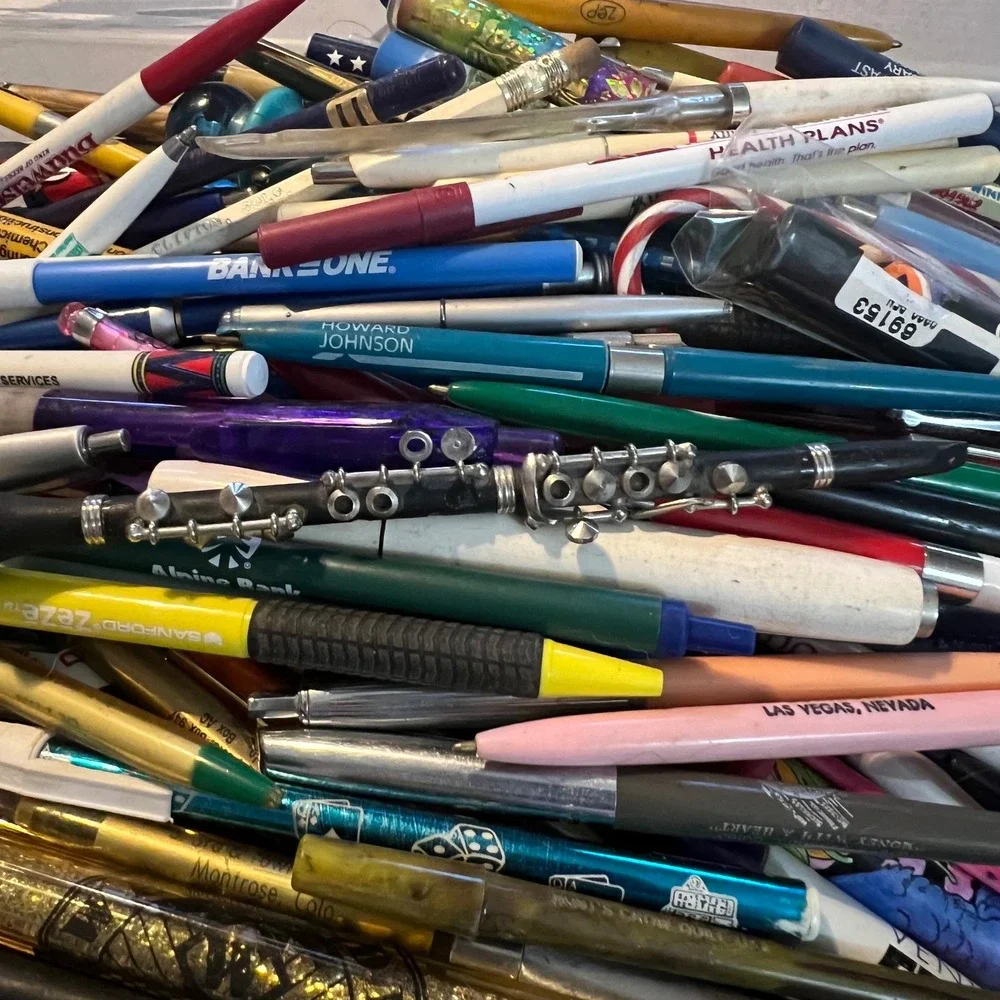 Vintage Advertising Pen Lot Salt Lake Olympics Effexor Novelty Boulder CO  100+